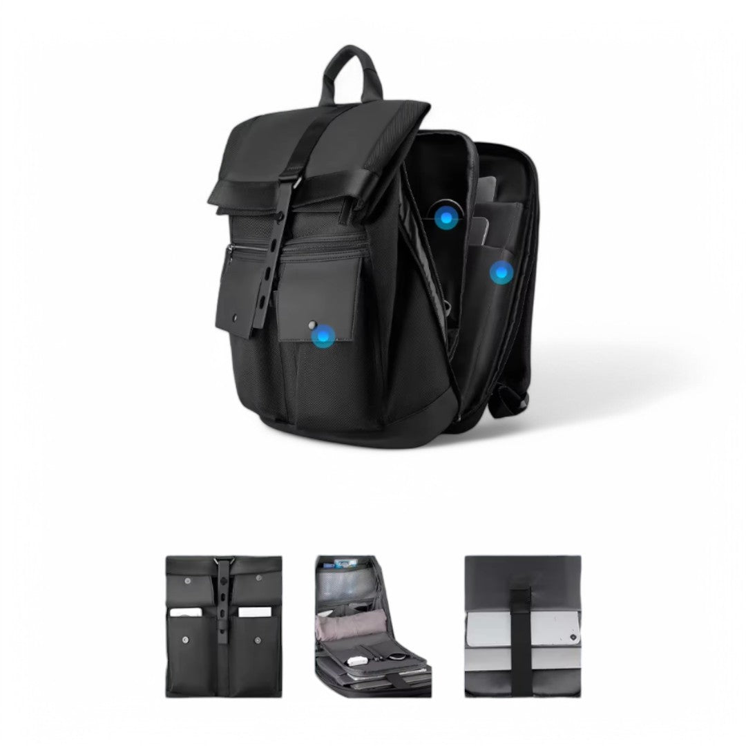 Mochila para hombre negra – Antirrobo e impermeable – Havresacs