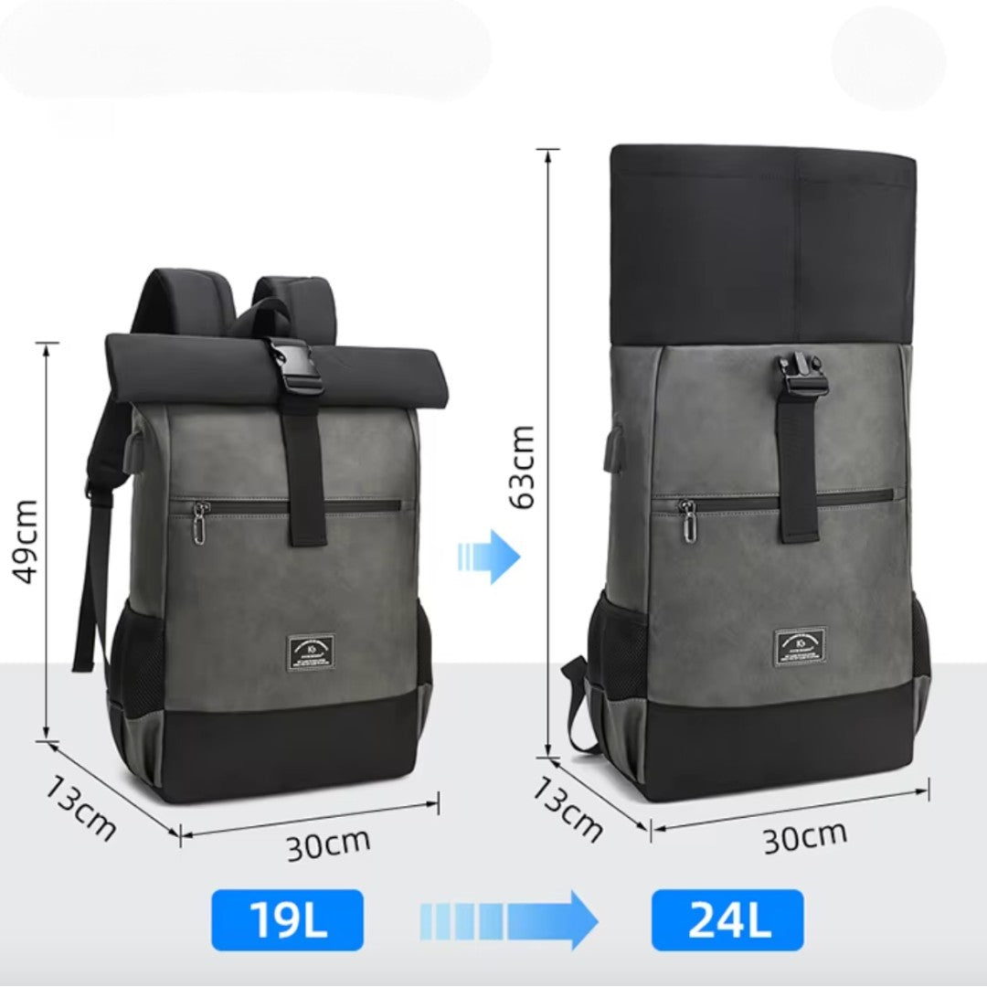Mochila de viaje extensible 19-24L para portátil 15" – Havresacs