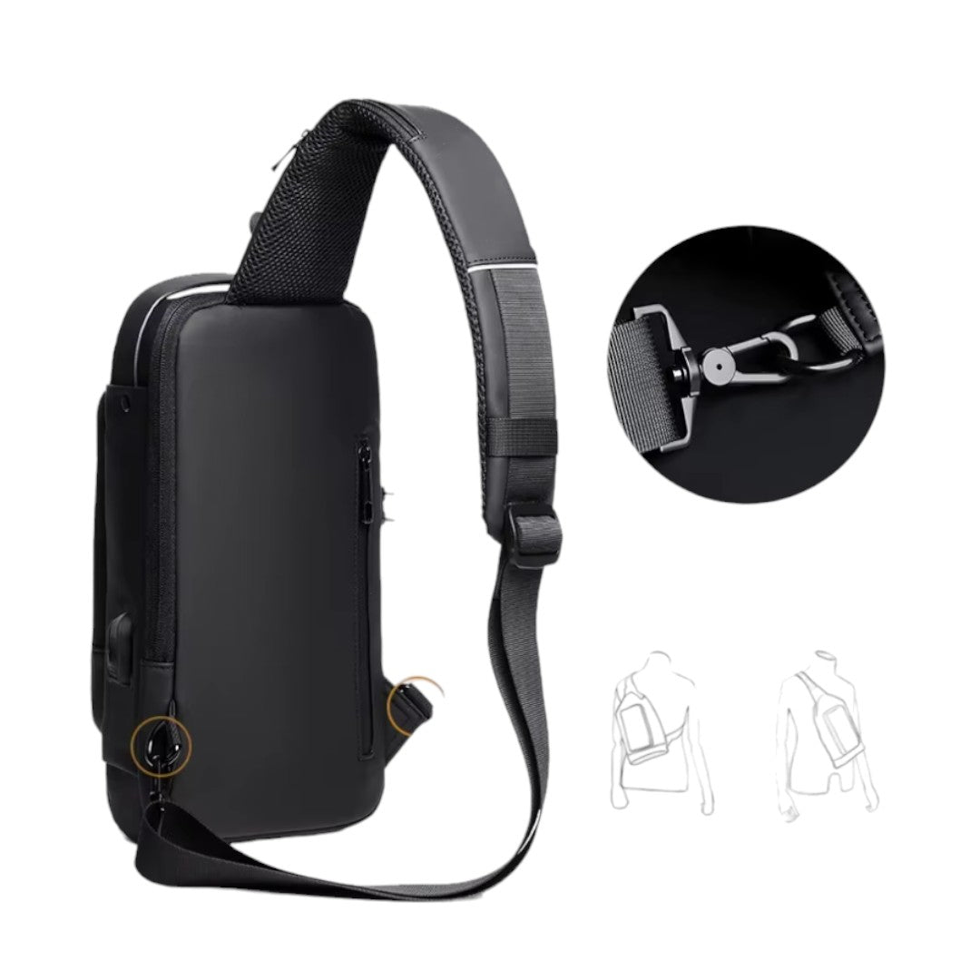 Bandolera impermeable de 3L con candado antirrobo – Havresacs