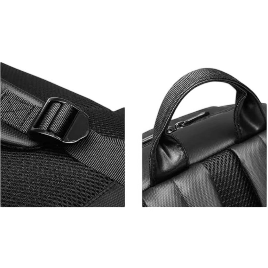 Mochila urbana negra para hombre, portátil 15,6” – Havresacs