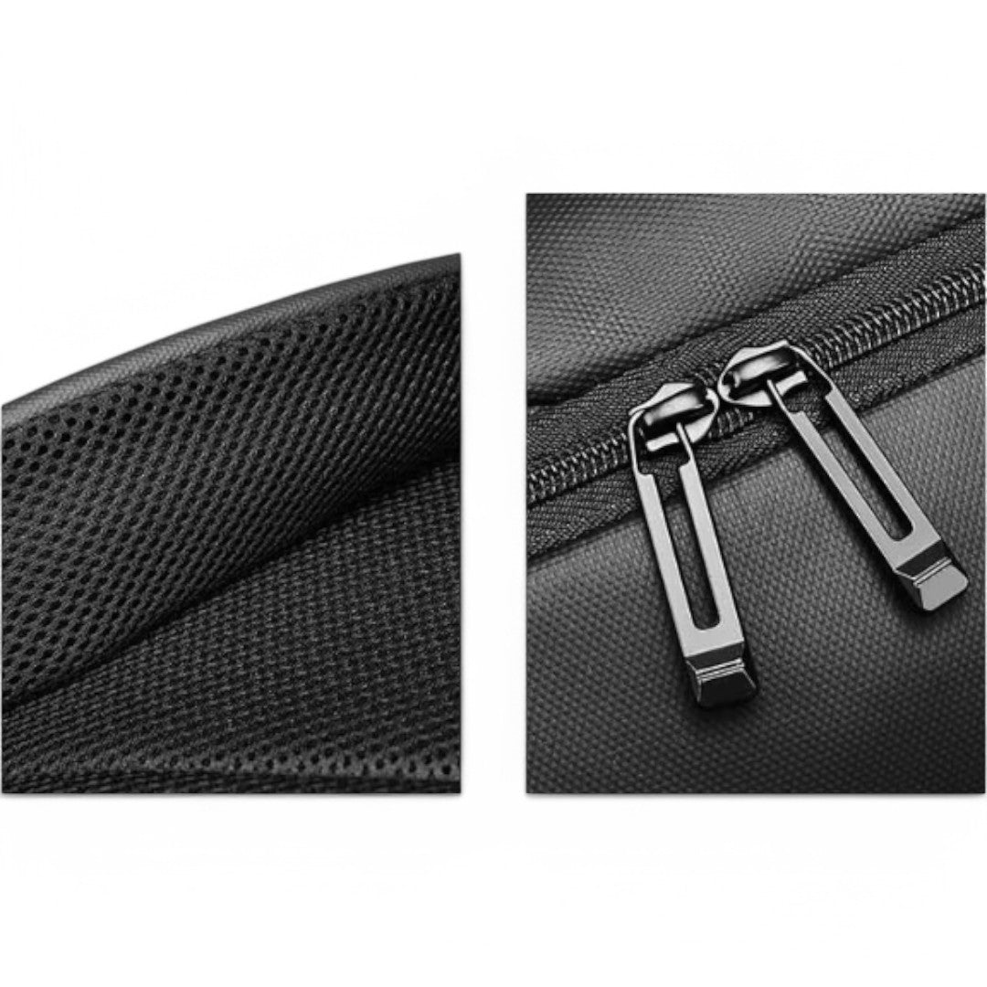 Mochila urbana negra para hombre, portátil 15,6” – Havresacs