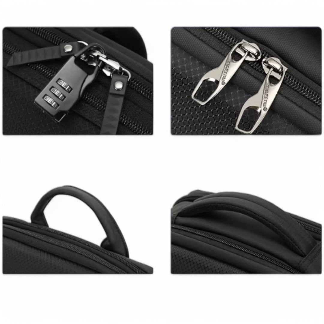 Mochila negra de 20 litros segura, hombre y mujer  – Havresacs