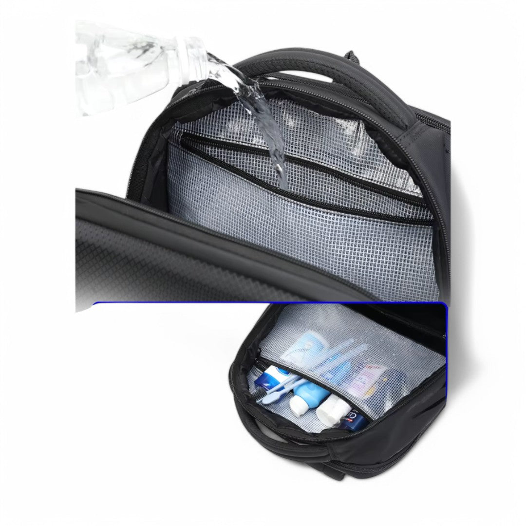 Mochila negra de 20 litros segura, hombre y mujer  – Havresacs