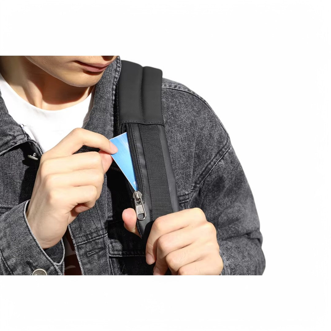 Mochila negra de 20 litros segura, hombre y mujer  – Havresacs