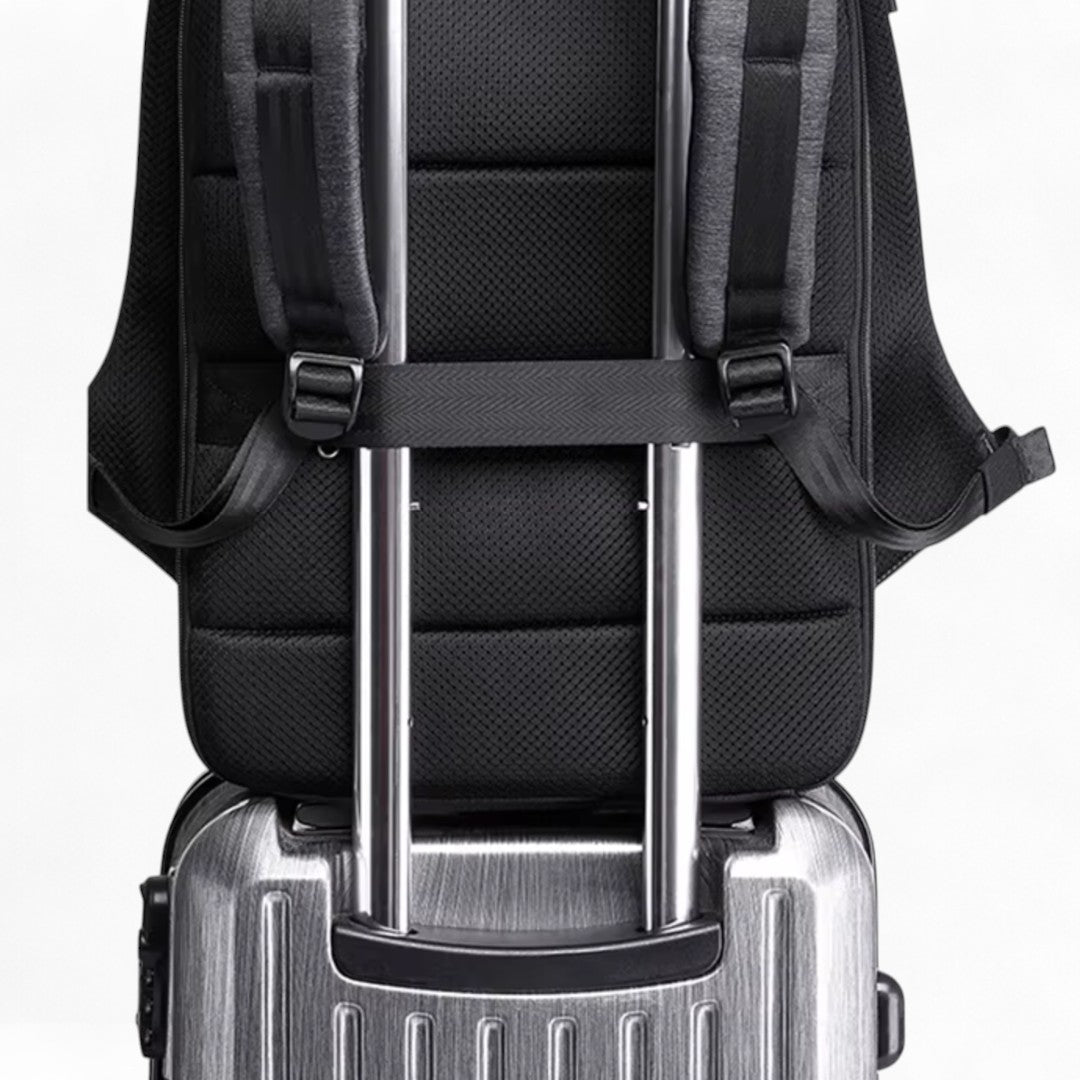 Mochila impermeable antirrobo conectada – TechNomad+ – Havresacs