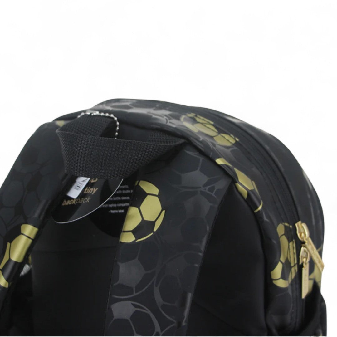 Mochila Escolar Niño Fútbol Dorado - Infantil CP | Havresacs