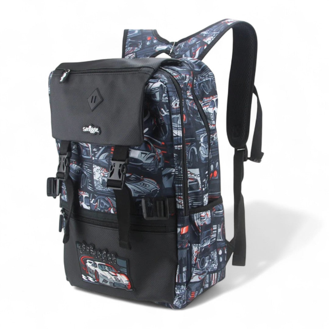 Mochila Niño Primaria & CP - Coche de Carreras | Havresacs