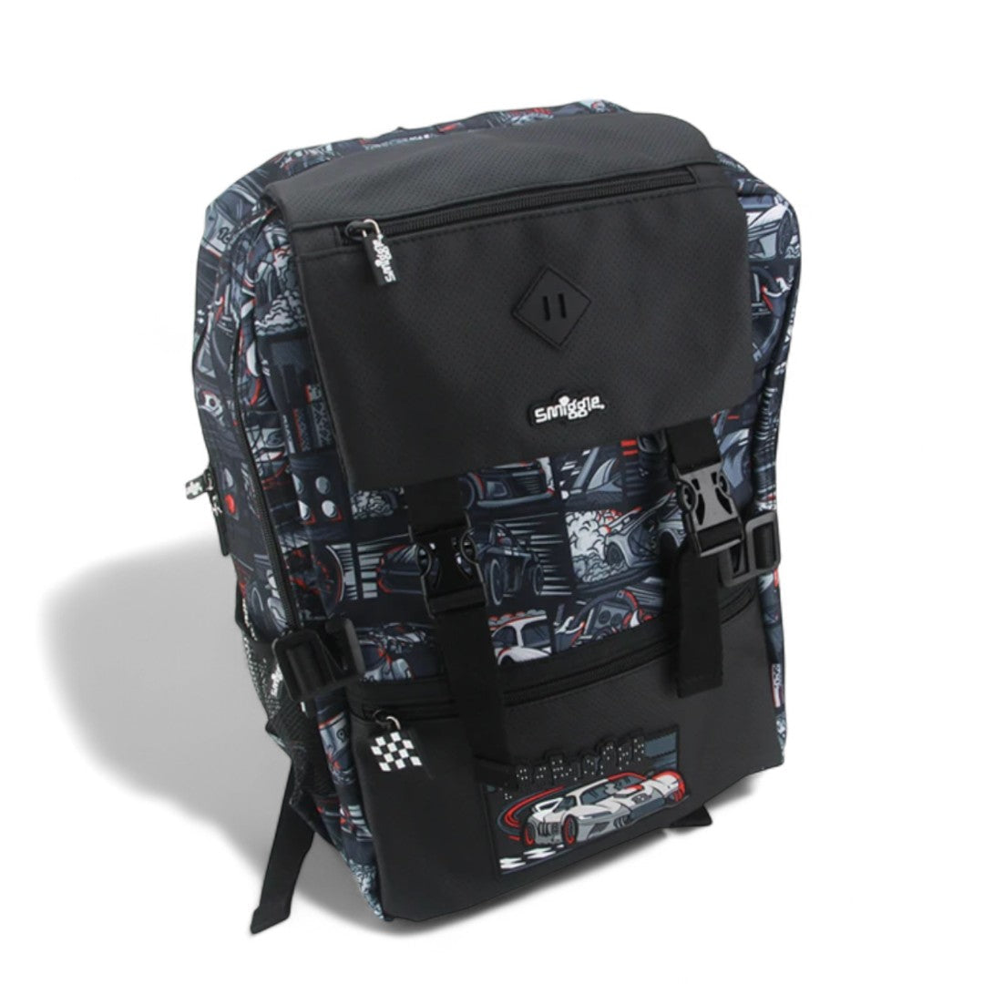 Mochila Niño Primaria & CP - Coche de Carreras | Havresacs