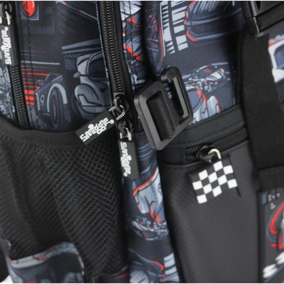 Mochila Niño Primaria & CP - Coche de Carreras | Havresacs