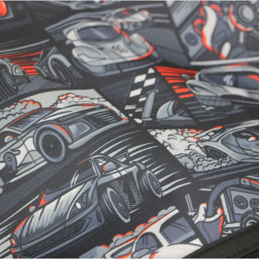 Mochila Niño Primaria & CP - Coche de Carreras | Havresacs