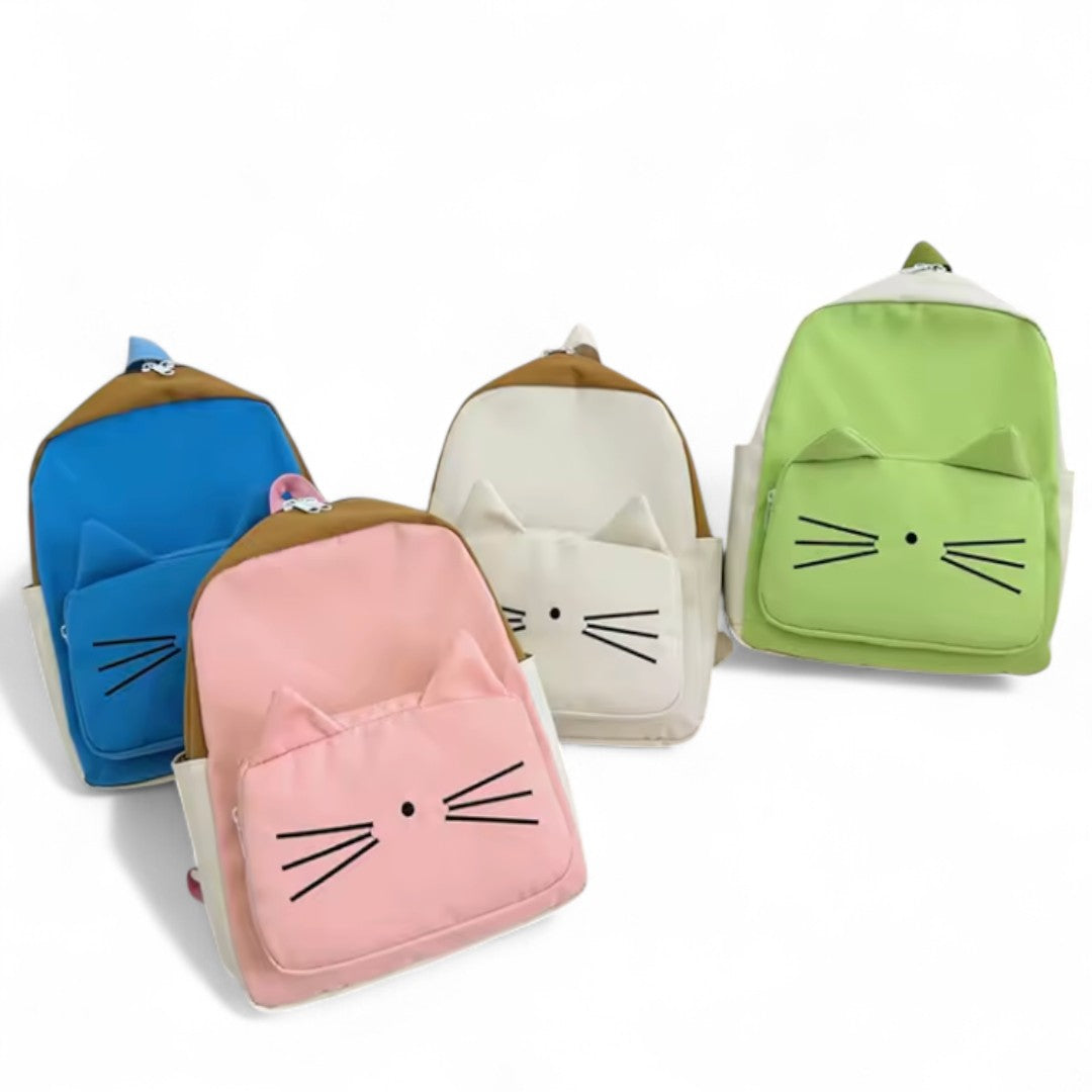 Mochila infantil gato rosa para niñas | Havresacs