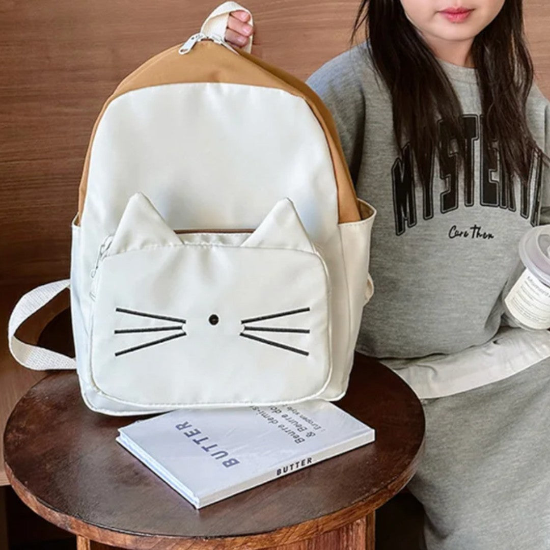 Mochila infantil gato rosa para niñas | Havresacs