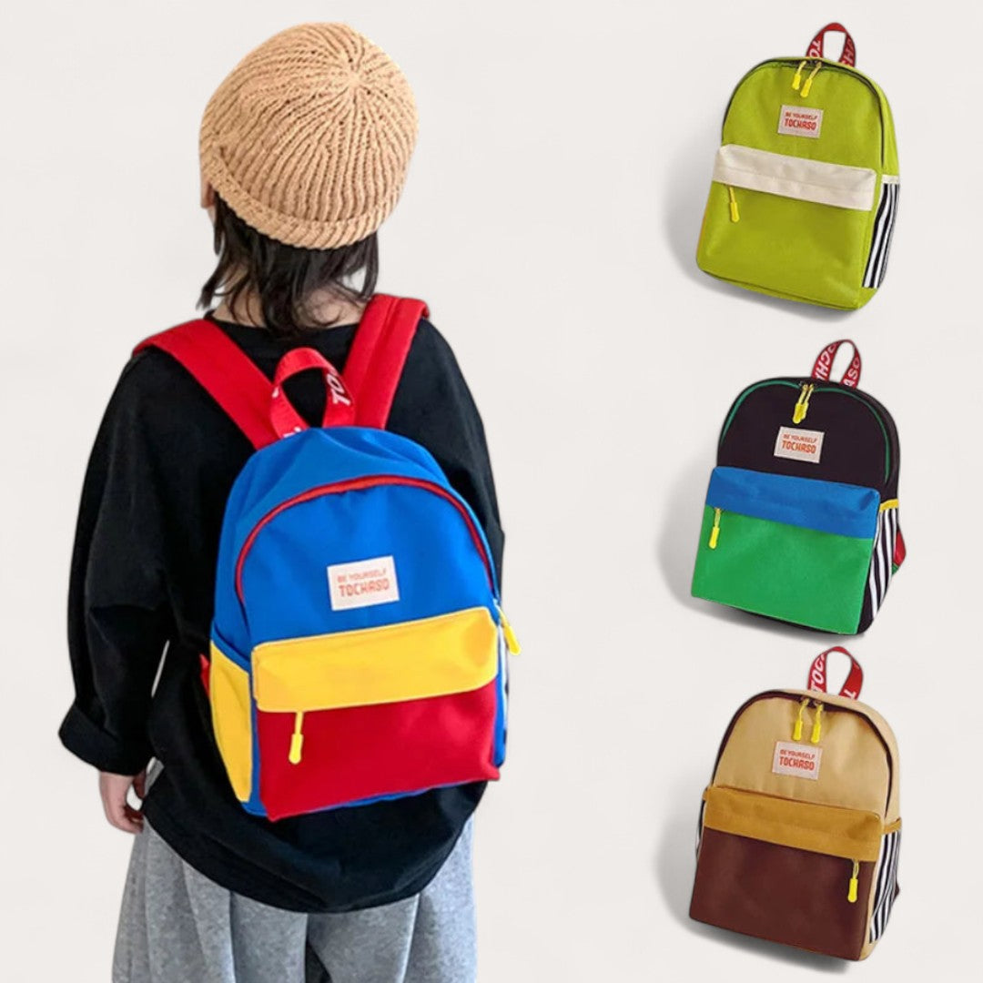 Mochila infantil patchwork colorida | Havresacs