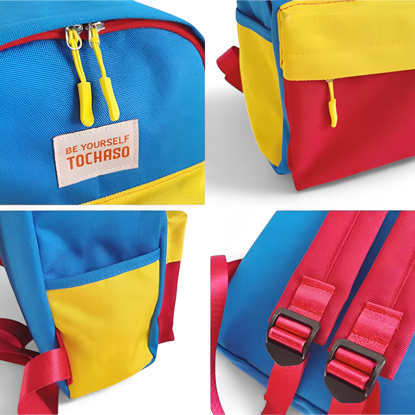 Mochila infantil patchwork colorida | Havresacs