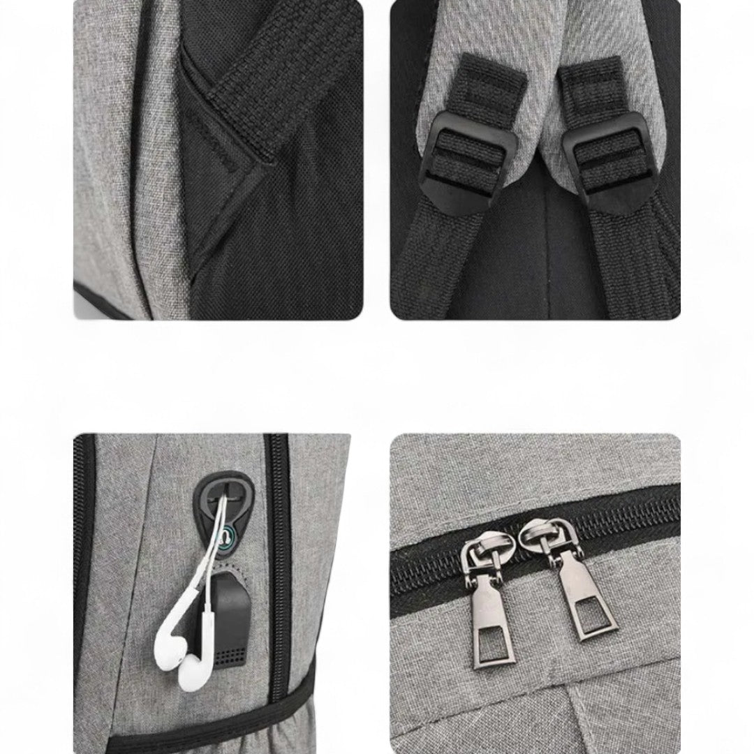 Mochila escolar Collège Garçon - Confort & Style | Havresacs - Gris