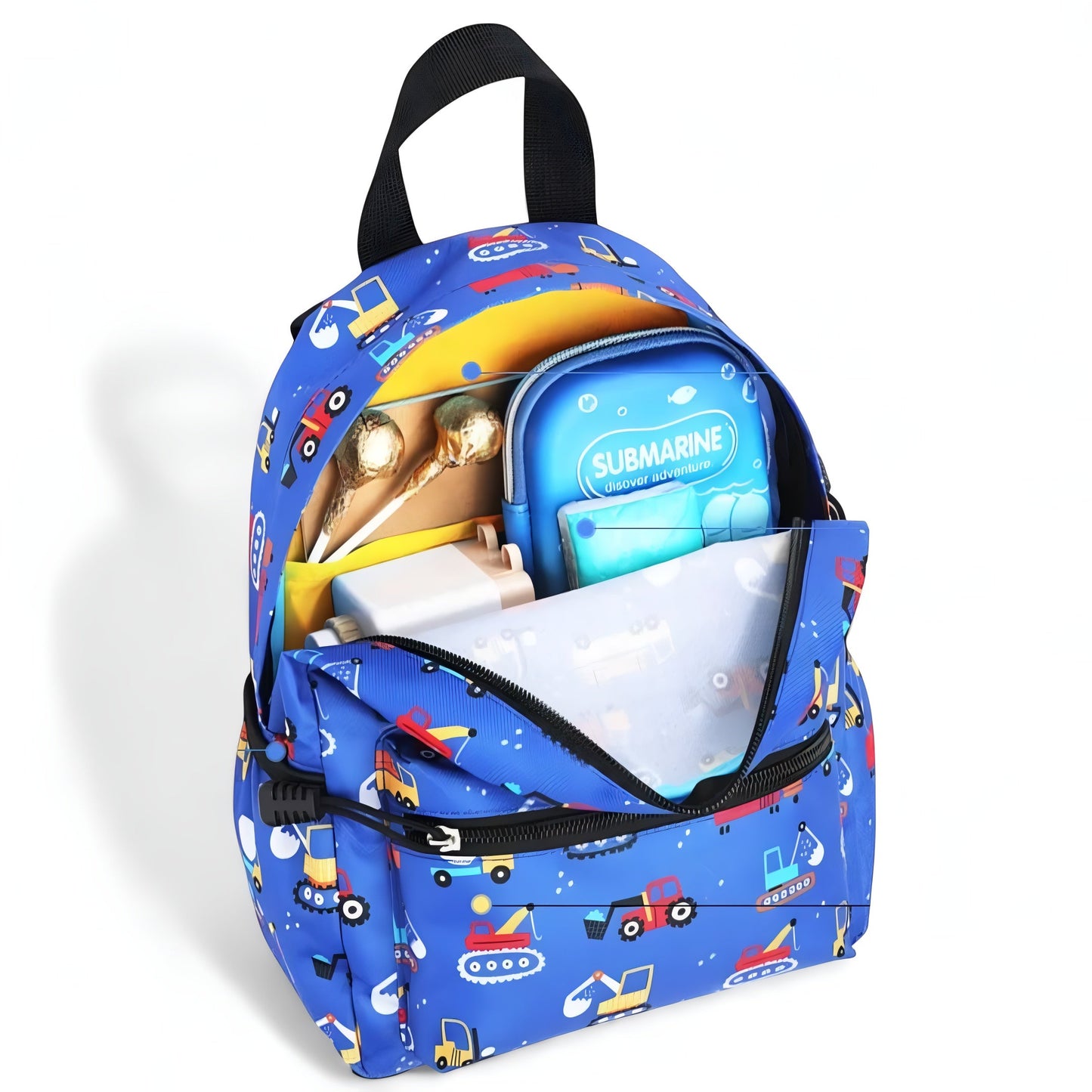 Mochila infantil camiones y excavadora 3-6 años | Havresacs