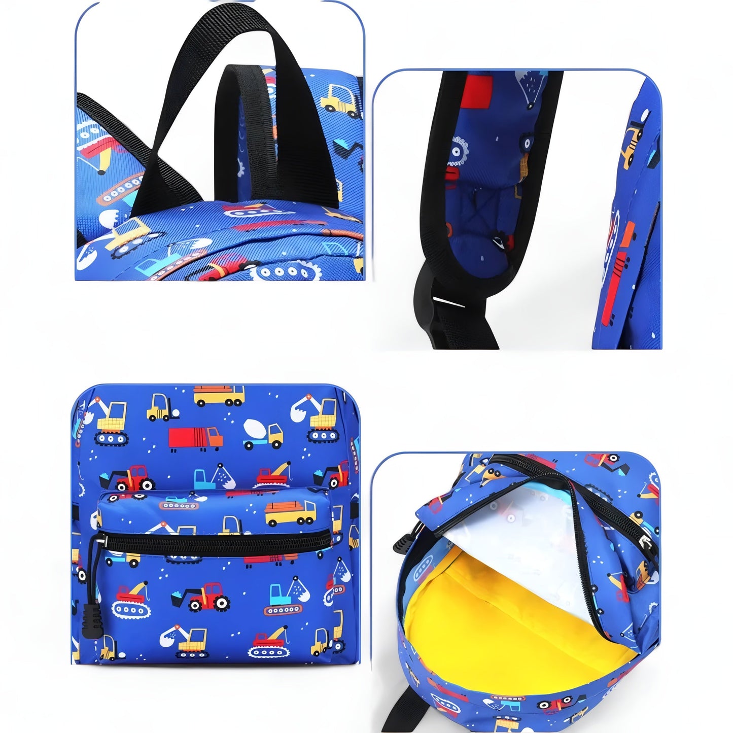 Mochila infantil camiones y excavadora 3-6 años | Havresacs