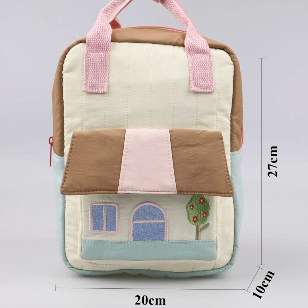 Mochila infantil casa 3-6 años algodón ligero | Havresacs