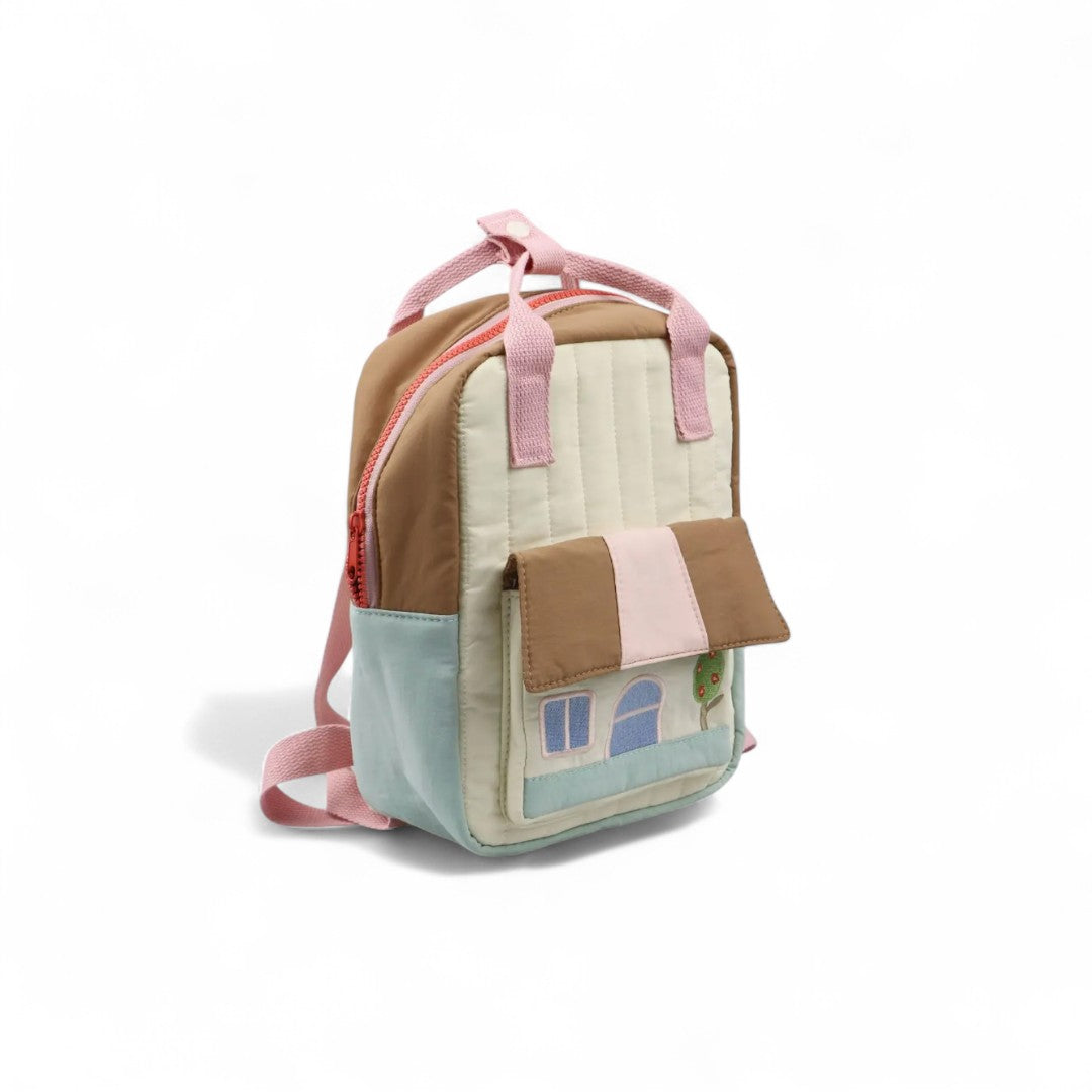 Mochila infantil casa 3-6 años algodón ligero | Havresacs