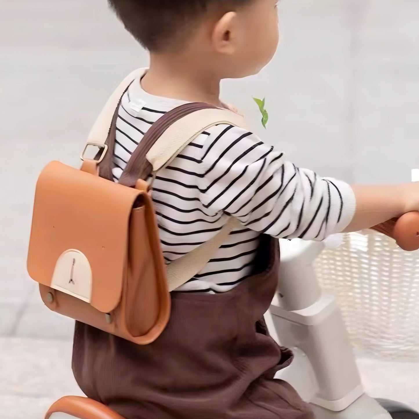 Mochila bebé osito 1-3 años en cuero auténtico | Havresacs