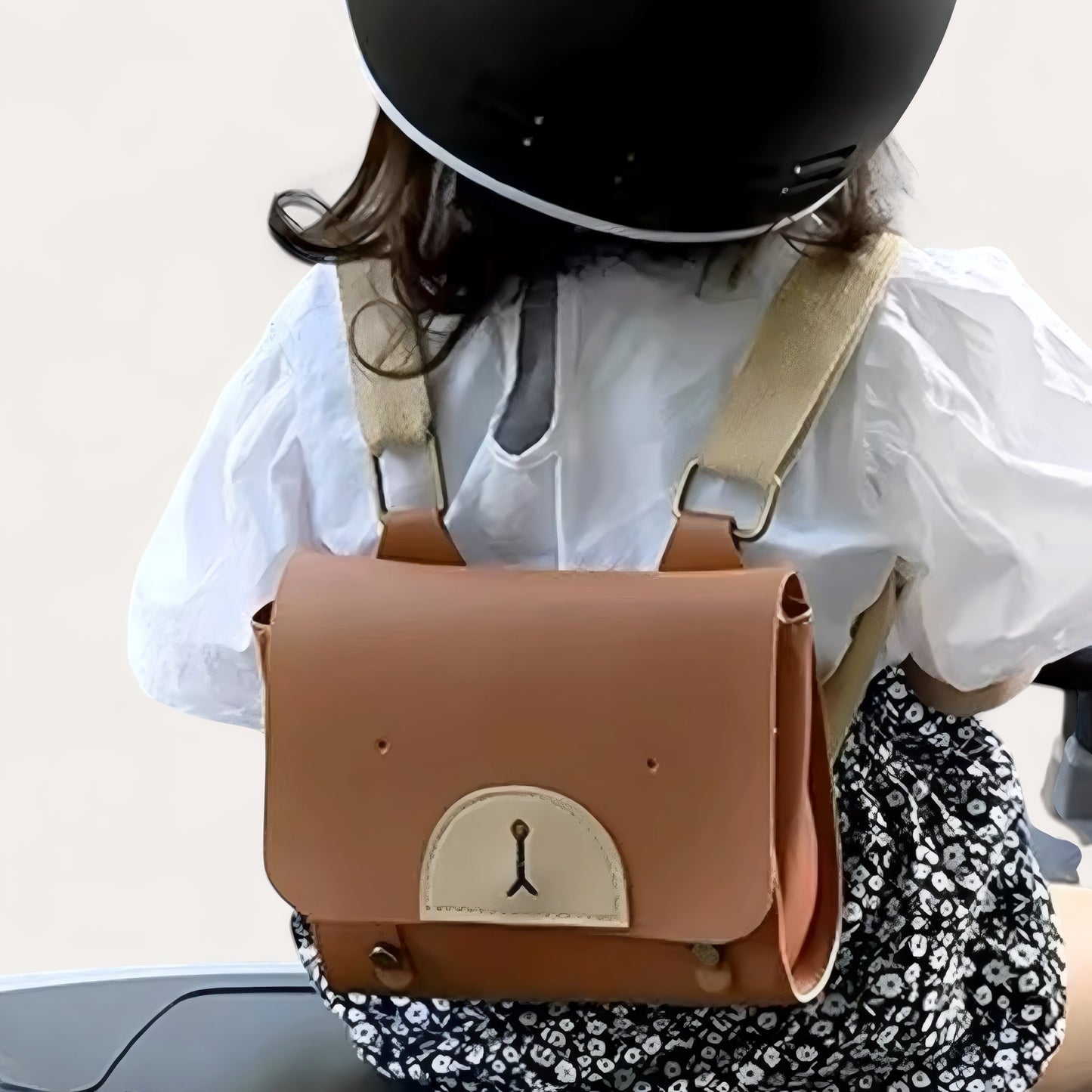 Mochila bebé osito 1-3 años en cuero auténtico | Havresacs