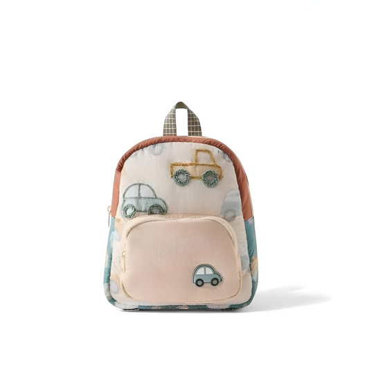Foto de Mochila escolar niño Maternelle Voiture - Mignon & Pratiq...