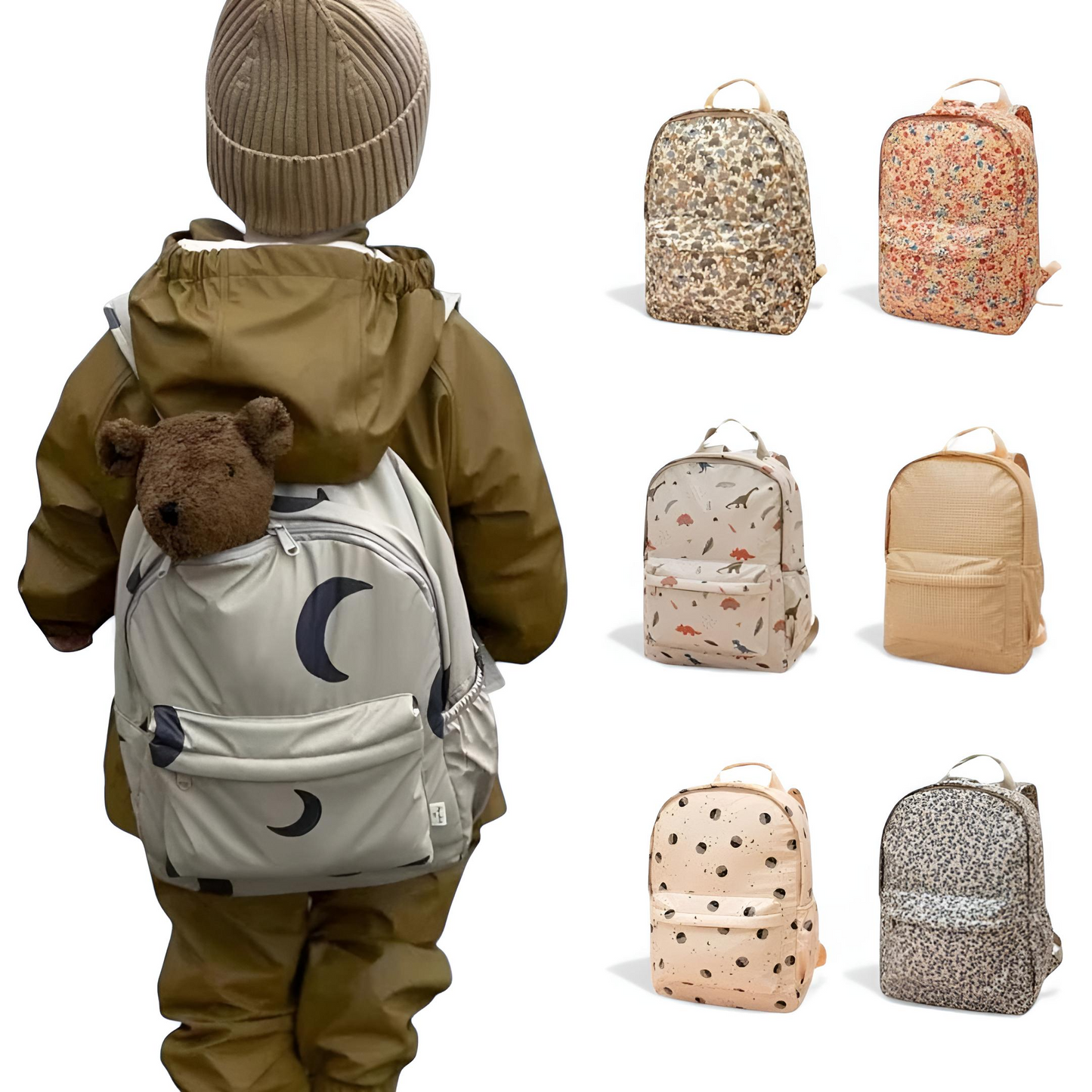 Mochila infantil dinosaurio impermeable y divertida | Havresacs