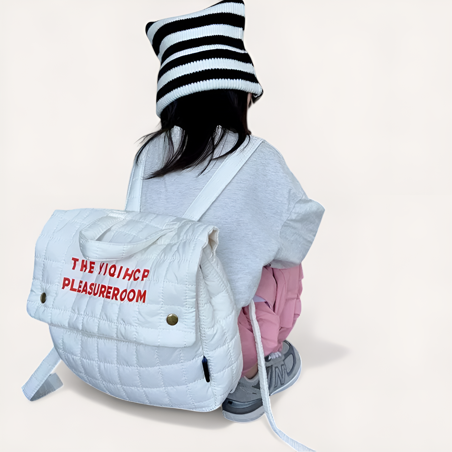Mochila escolar infantil con letras bordadas | Havresacs