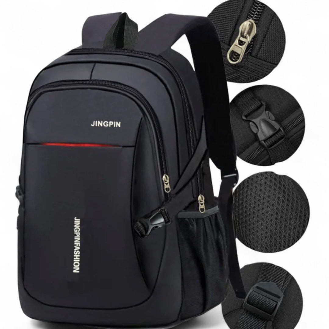 Mochila Urbana Impermeable Negra Hombre Mujer 20L | Havresacs