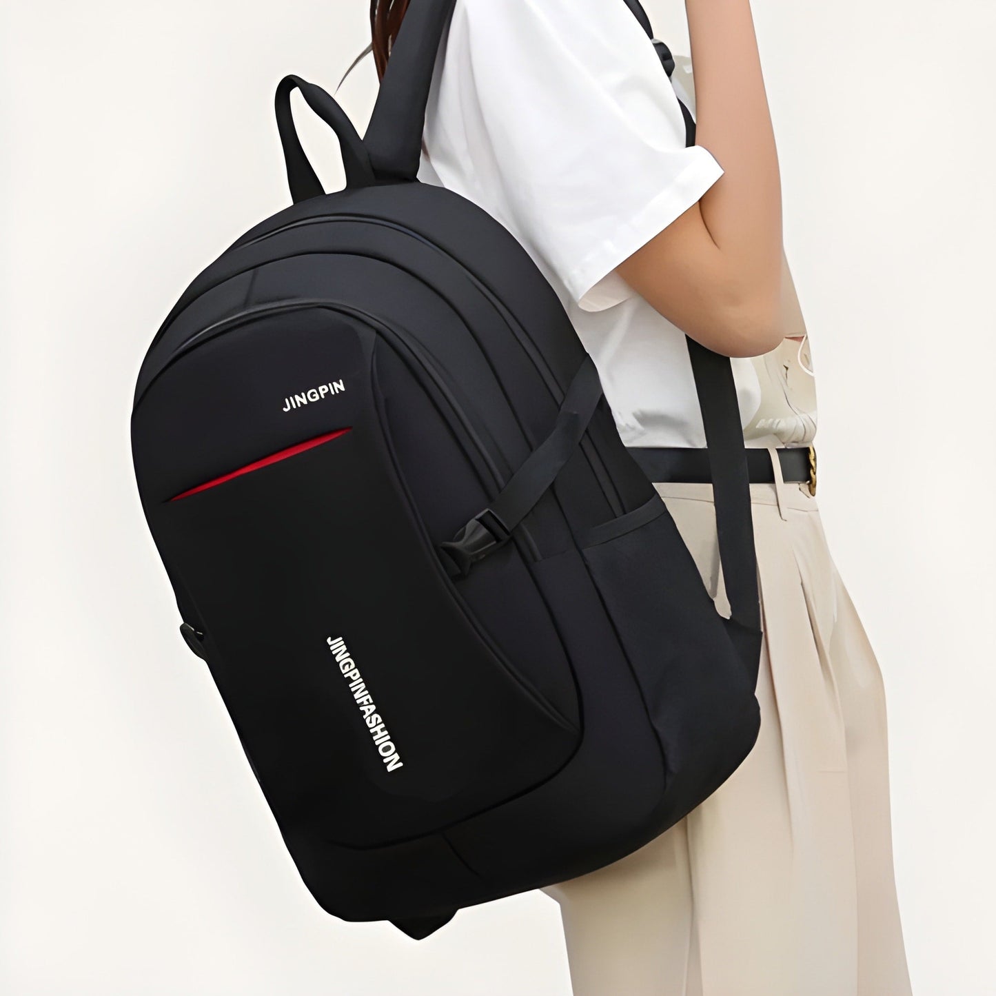 Mochila Urbana Impermeable Negra Hombre Mujer 20L | Havresacs