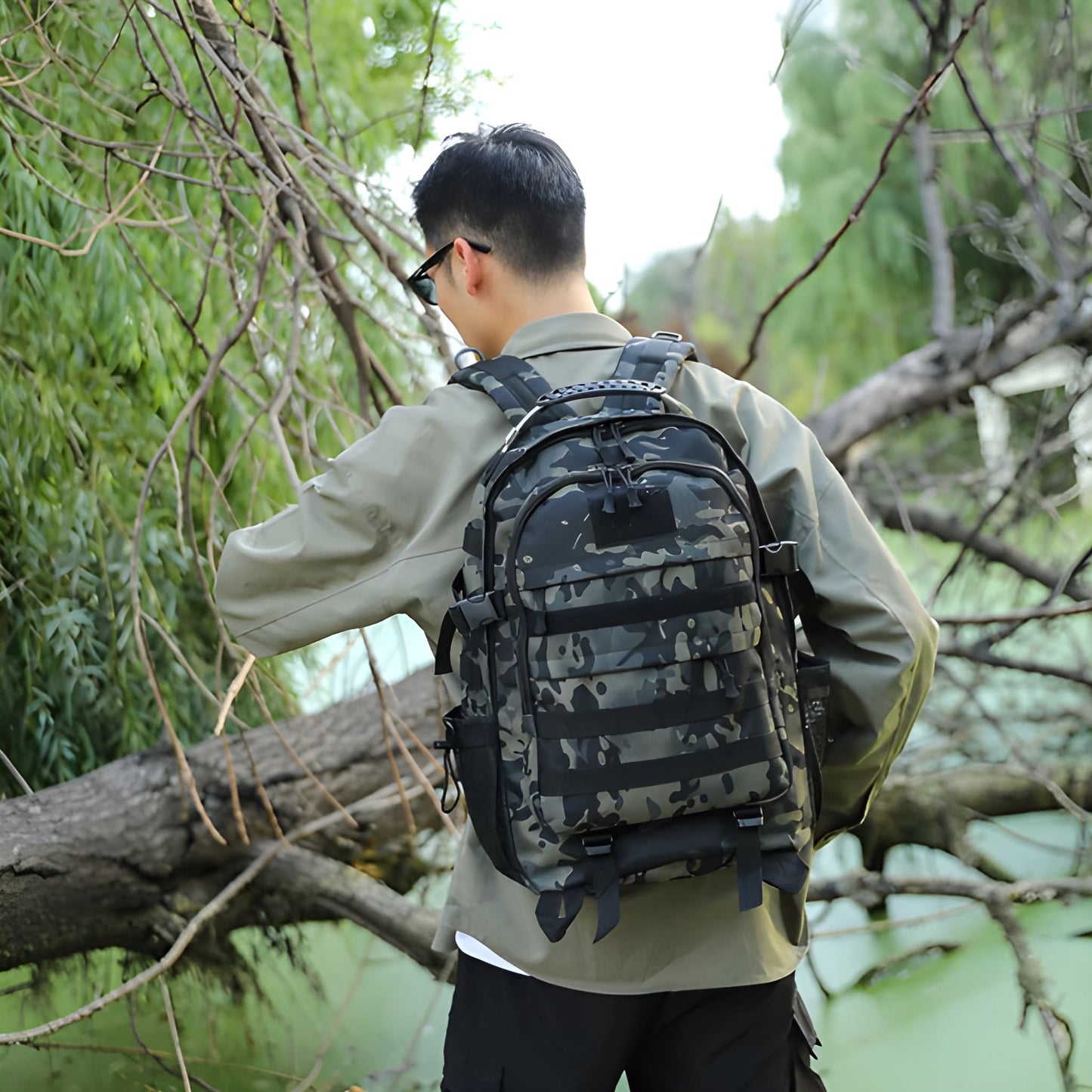 Mochila Militar Oxford 33L Camuflaje Impermeable | Havresacs