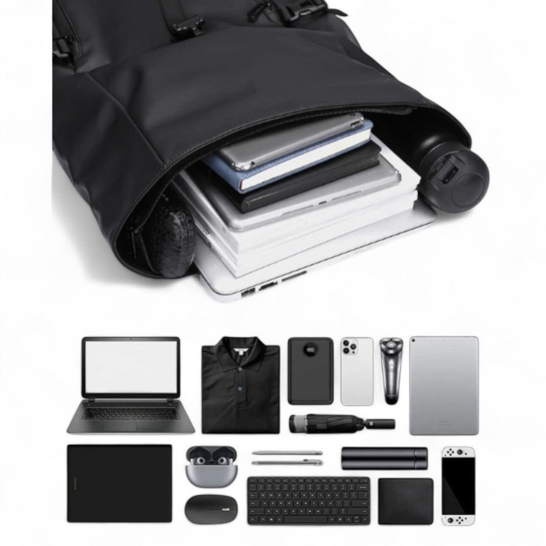 Mochila Impermeable Hombre 25L - Roll Top Business | Havresacs