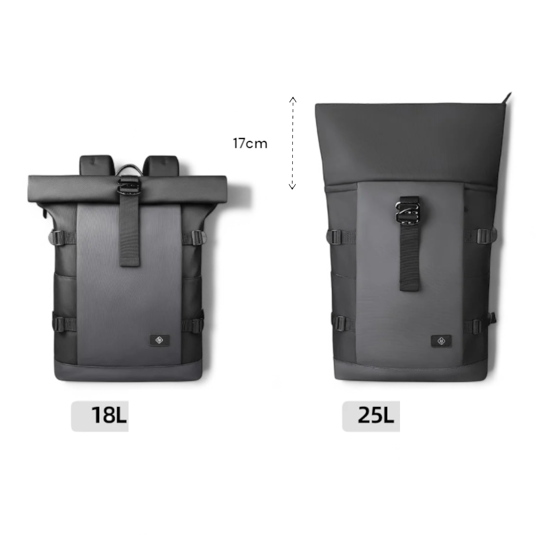 Mochila Roll-Top Impermeable Extensible 18L/25L | Havresacs