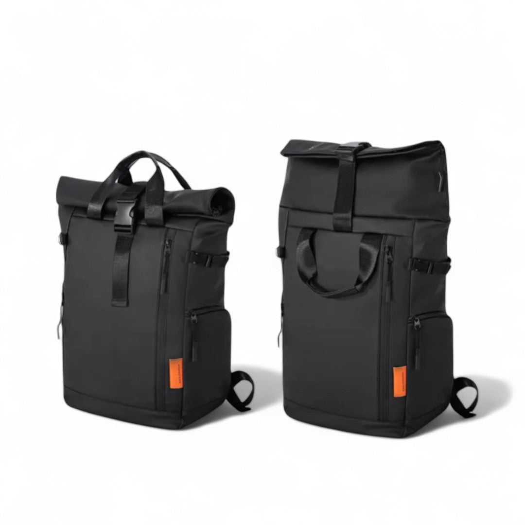 Mochila Roll-Top Impermeable 35L para Portátil 17” – Hombre/Mujer