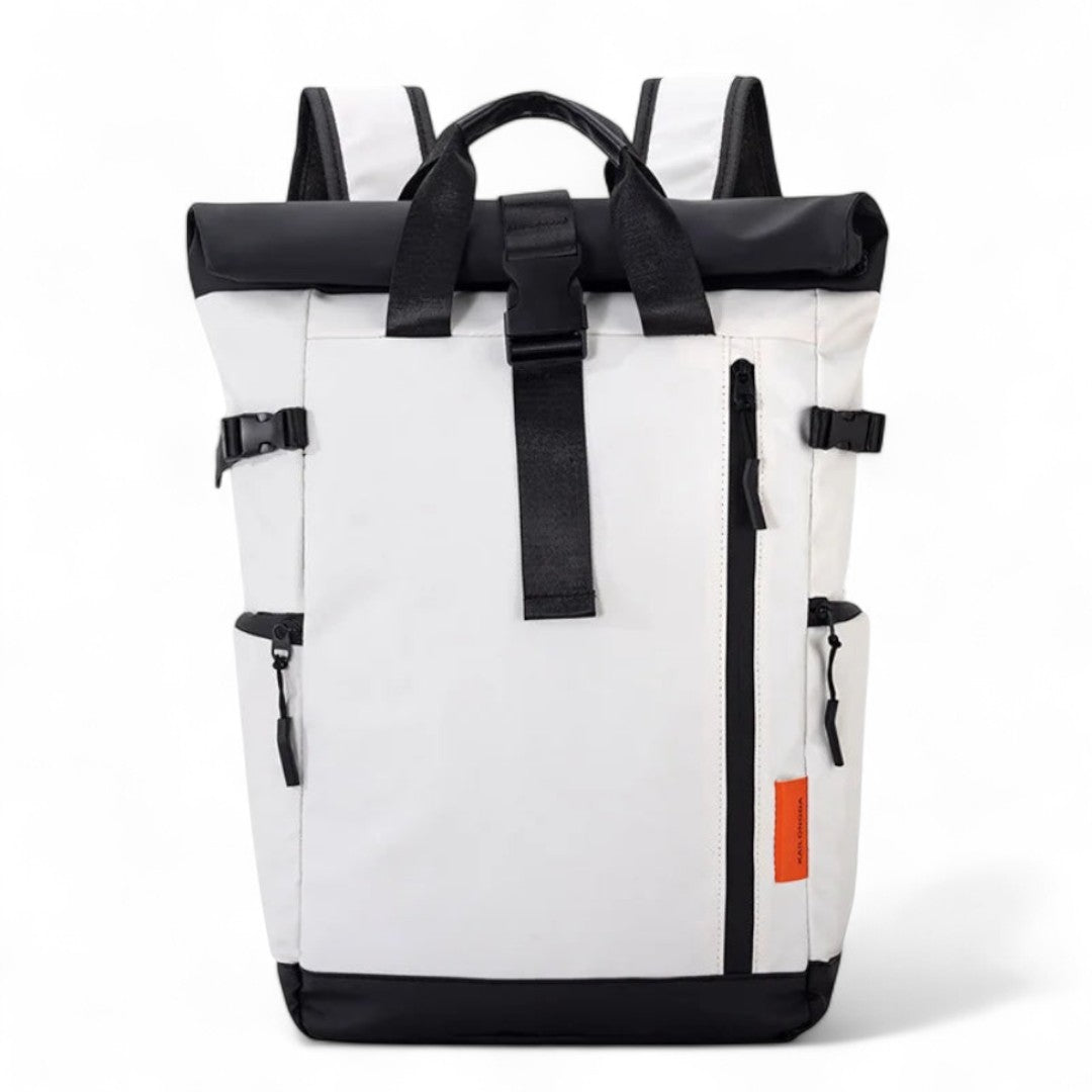 Mochila Roll-Top Impermeable 35L para Portátil 17” – Hombre/Mujer