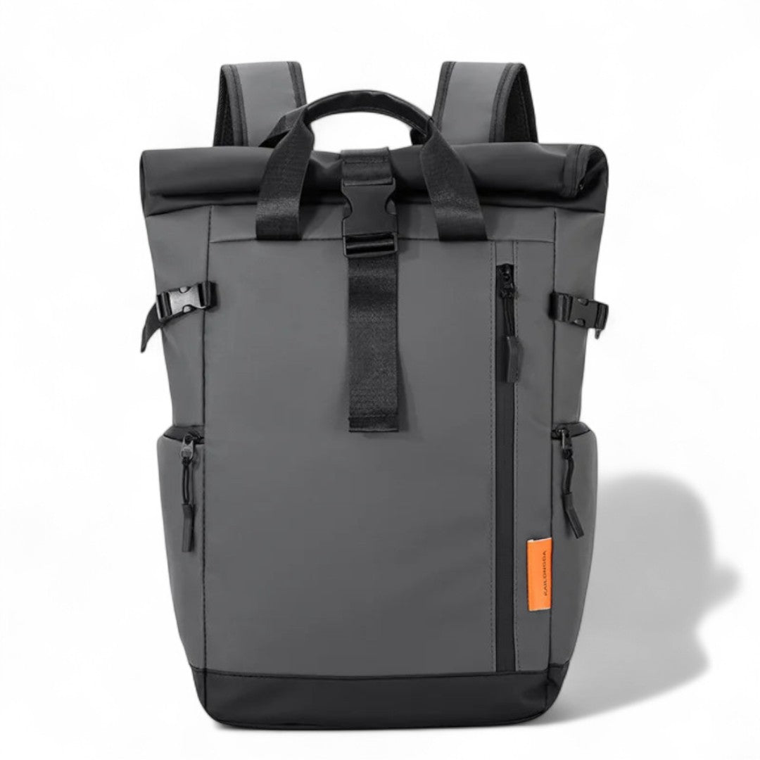 Mochila Roll-Top Impermeable 35L para Portátil 17” – Hombre/Mujer