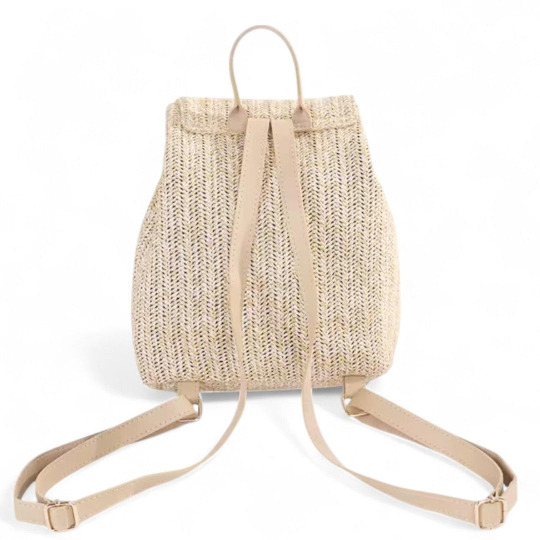 Mochila de Paja Mujer 15L – Estilo Bohemio Chic | Havresacs