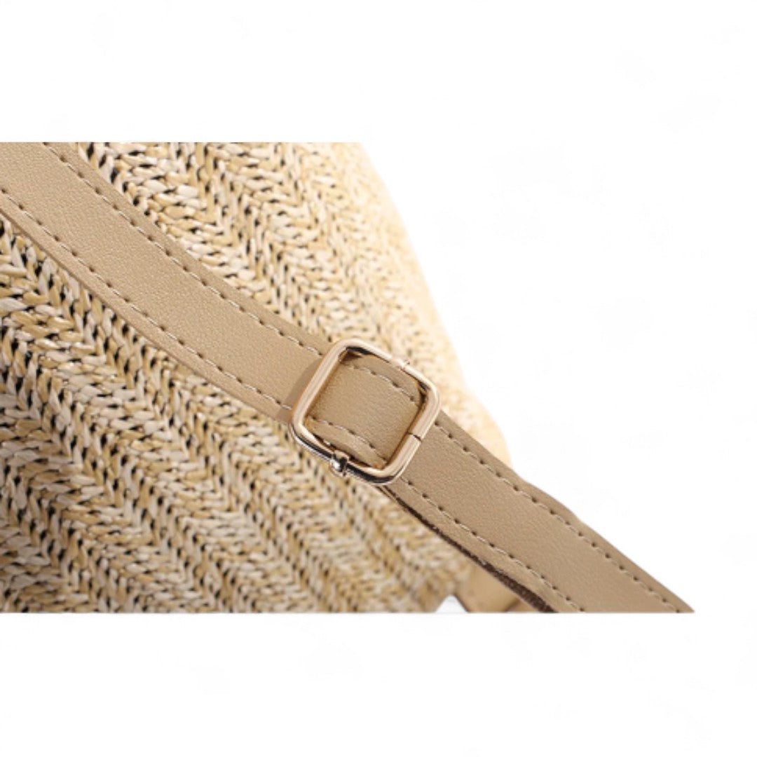 Mochila de Paja Mujer 15L – Estilo Bohemio Chic | Havresacs