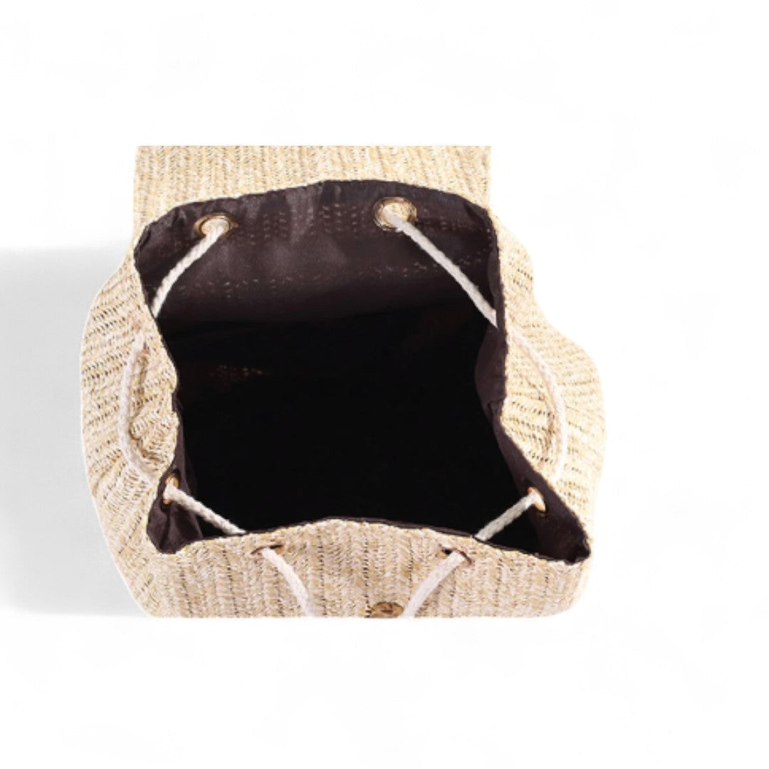 Mochila de Paja Mujer 15L – Estilo Bohemio Chic | Havresacs