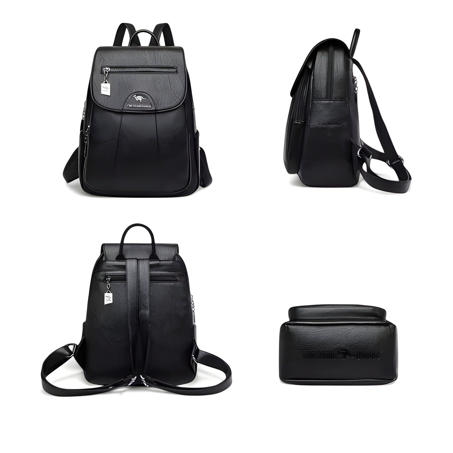 Mochila Mujer Cuero PU 15L – Estilo Vintage | Havresacs