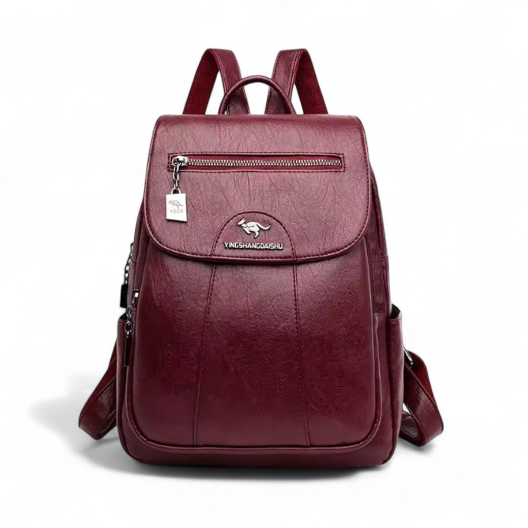 Mochila Mujer Cuero PU 15L – Estilo Vintage | Havresacs