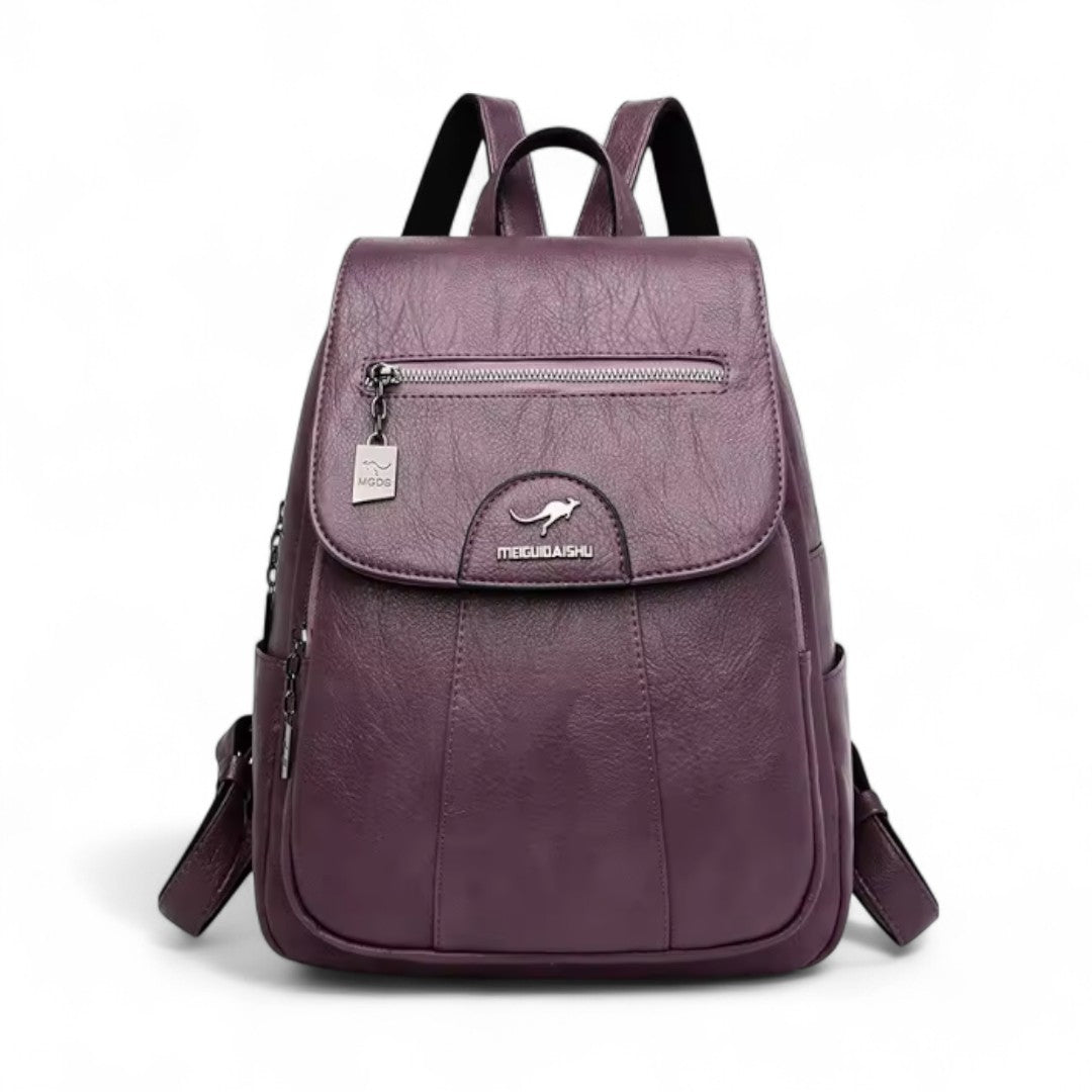 Mochila Mujer Cuero PU 15L – Estilo Vintage | Havresacs