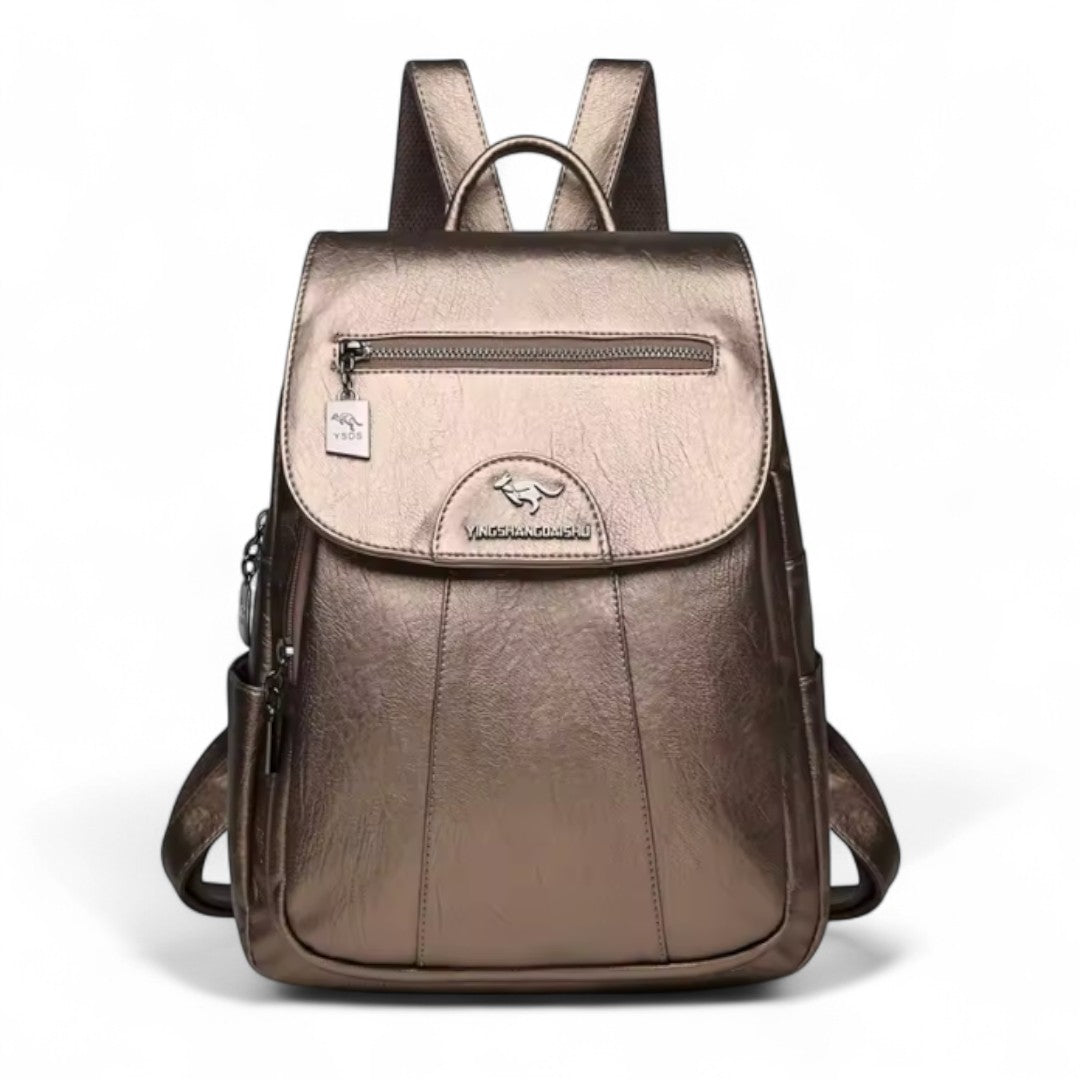 Mochila Mujer Cuero PU 15L – Estilo Vintage | Havresacs