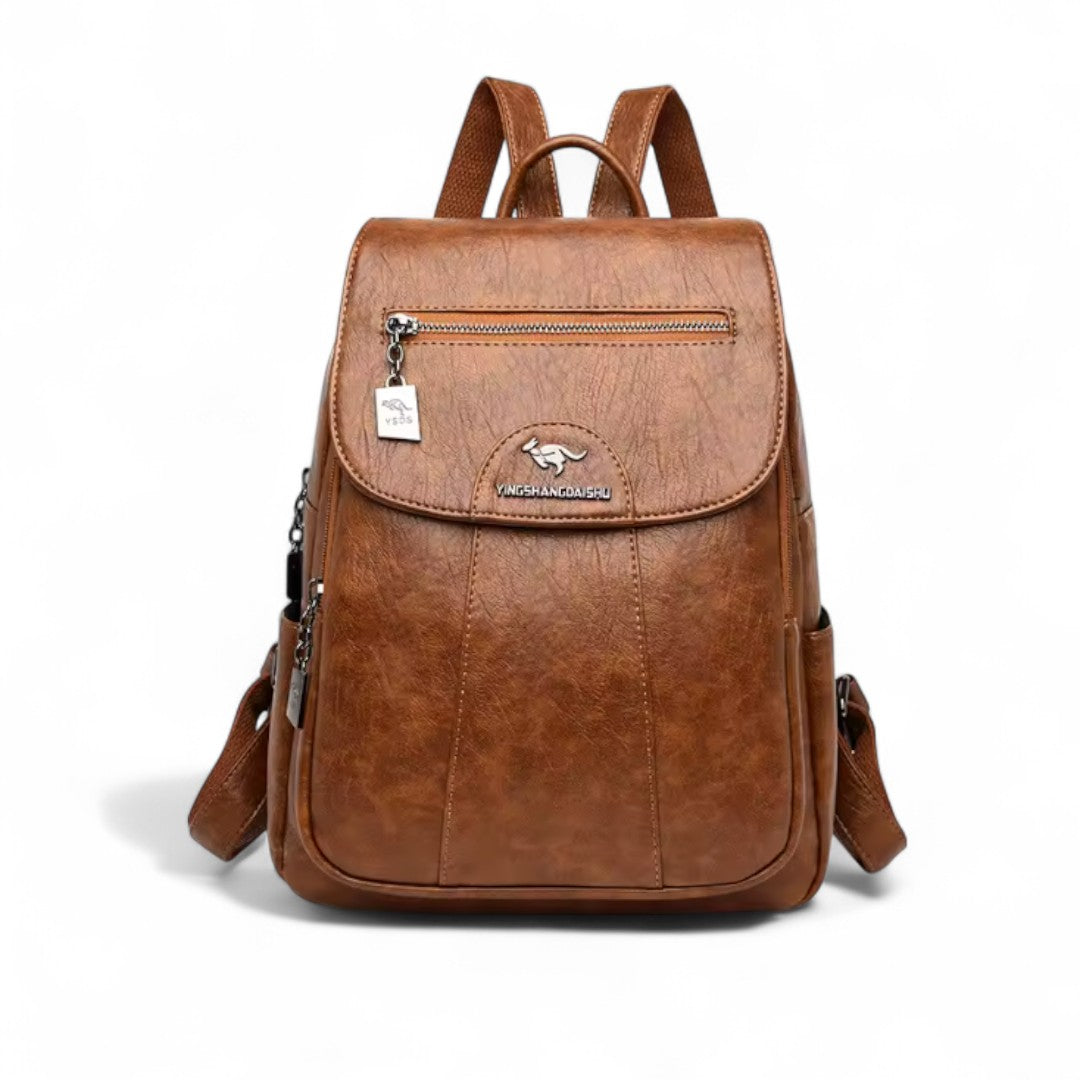 Mochila Mujer Cuero PU 15L – Estilo Vintage | Havresacs