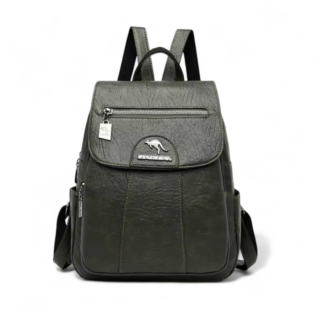 Mochila Mujer Cuero PU 15L – Estilo Vintage | Havresacs