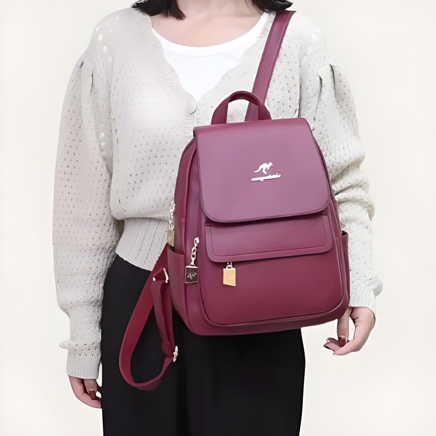 Mochila Mujer de Cuero PU 15L – Elegante & Práctica | Havresacs