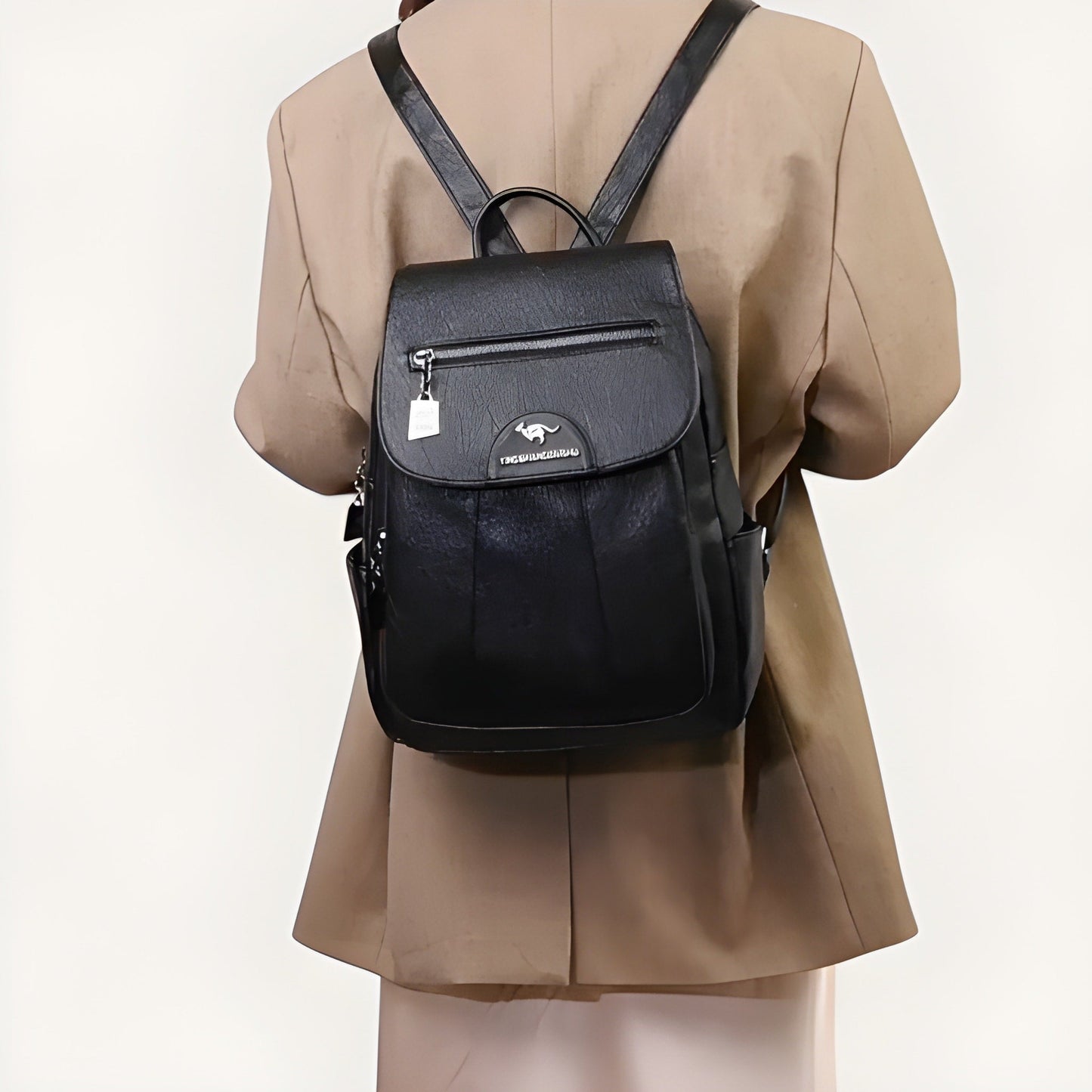 Mochila Mujer Cuero PU 15L – Estilo Vintage | Havresacs