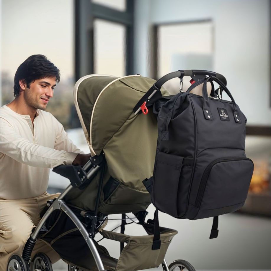 Mochila para bebé negra isotérmica de 25 L – Havresacs