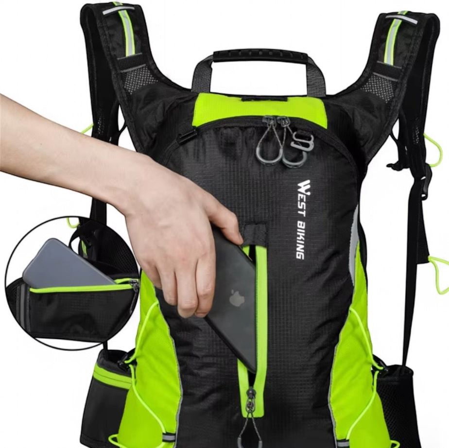 Mochila de ciclismo de 16 L con bolsa de agua ultraligera – Havresacs