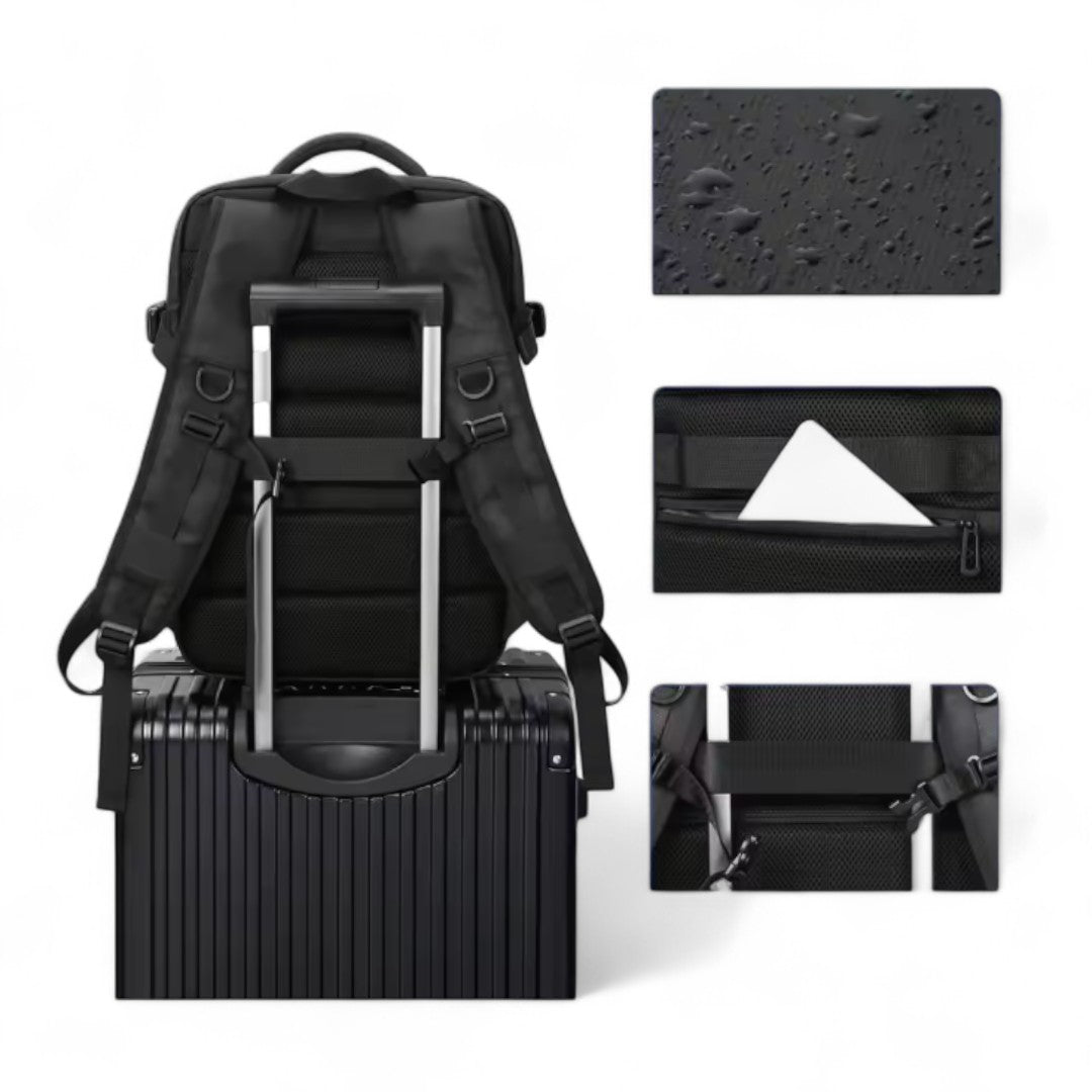 Mochila extensible 40L ideal para viajes y cabina de avión – Havresacs